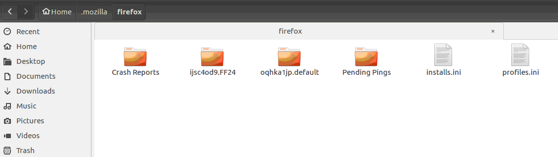 Создан новый профиль в браузере Firefox 